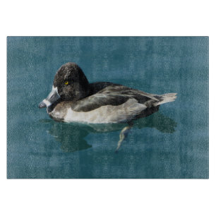 Duck on Blue Water Photo Lake House Cutting Board