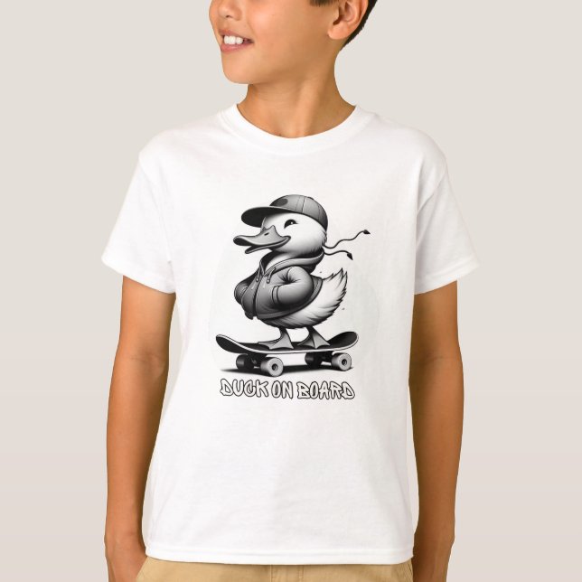 Duck on Board T-Shirt (Front)