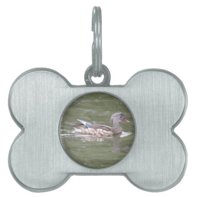 Duck on the Lake Pet Tag (Front)