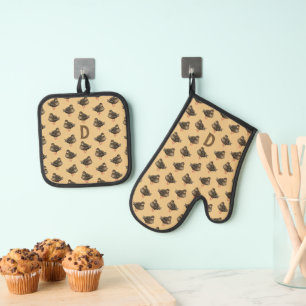Duck  oven mitt & pot holder set