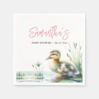 Duck Pink Girl Baby Shower