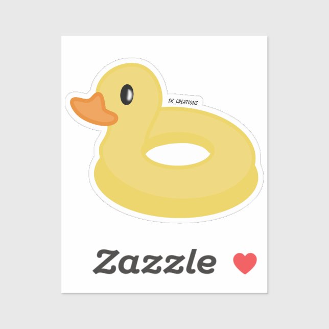 Duck Pool Floatie (Sheet)