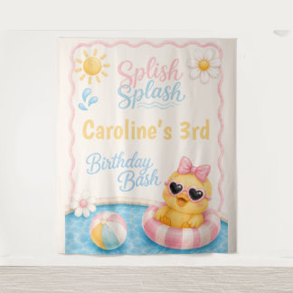 Duck Pool Party Tapestry | Splish Splash Birthday
