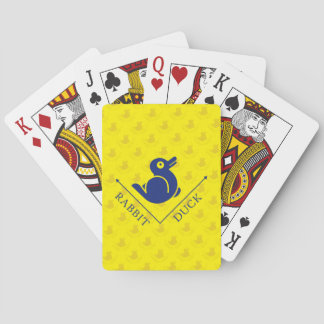 Duck Rabbit Illusion Playing Cards