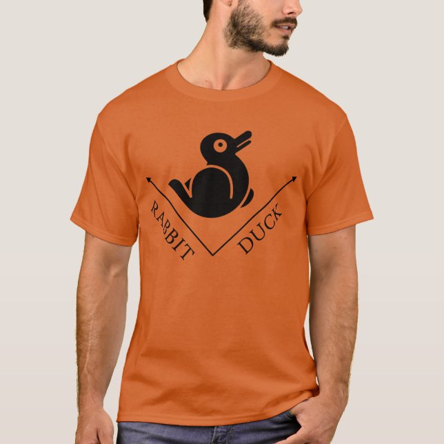 Duck Rabbit Illusion T-Shirt (Front)