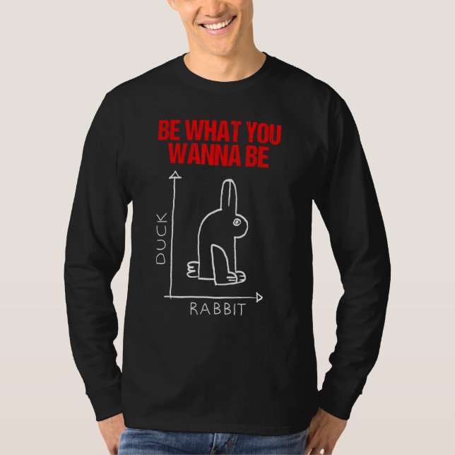 Duck Rabbit Maths Graph Teacher  Outift Easter T-Shirt (Front)