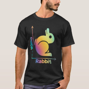 Duck Rabbit Optical Illusion Science Nerd Math Gee T-Shirt