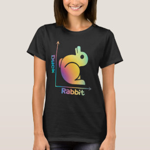 Duck Rabbit Optical Illusion Science Nerd Math Gee T-Shirt