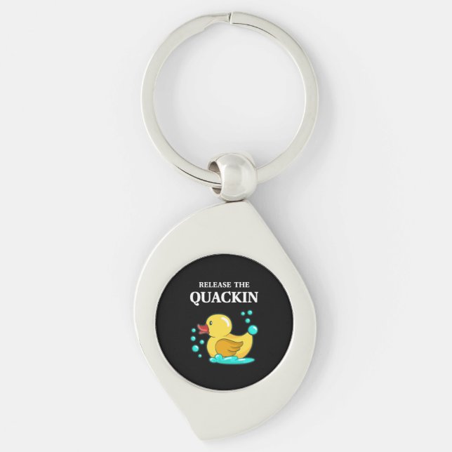 Duck - Release The Quackin Key Ring (Front)