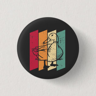 Duck Retro 3 Cm Round Badge