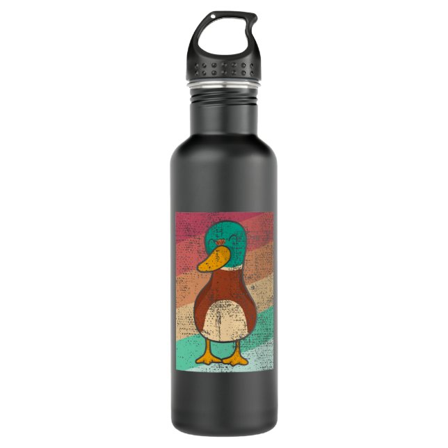 Duck Retro 710 Ml Water Bottle (Front)