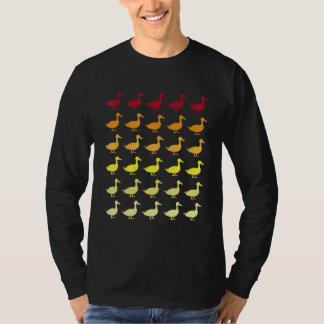 Duck Retro Animal Pattern T-Shirt