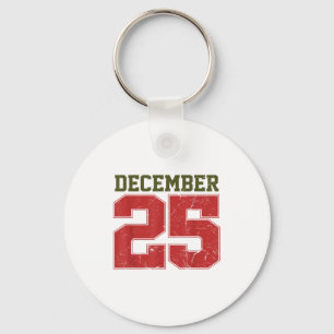 Duck Retro Halls Christmas Mallard Xmas Duck Happy Key Ring