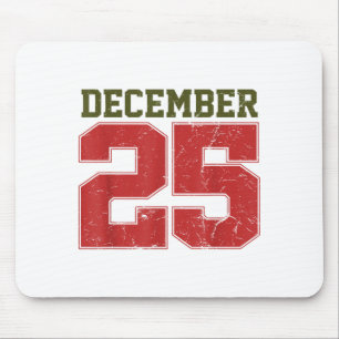 Duck Retro Halls Christmas Mallard Xmas Duck Happy Mouse Pad