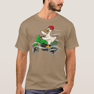 Duck Riding Motorbike T-Shirt