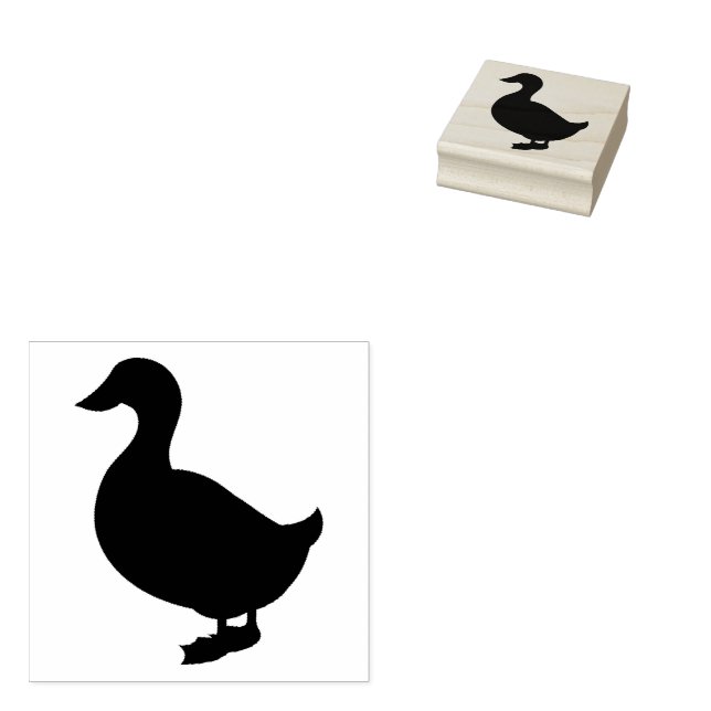 Duck  rubber stamp (Stamped)