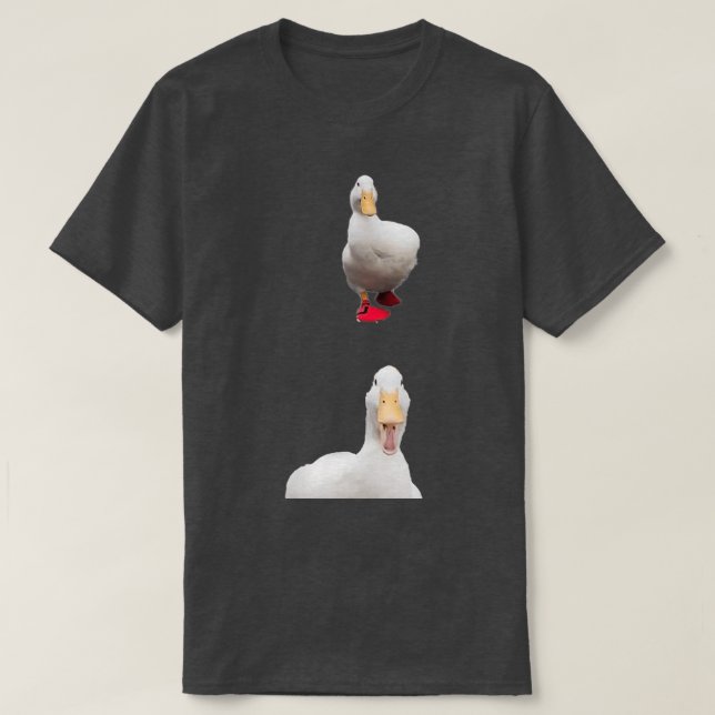 Duck Running NYC Marathon 2021 Wrinkle The Duck Ma T-Shirt (Design Front)