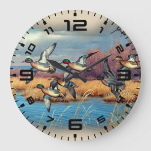 Duck Season Large Clock