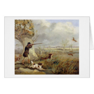 Duck Shooting (oil on canvas)