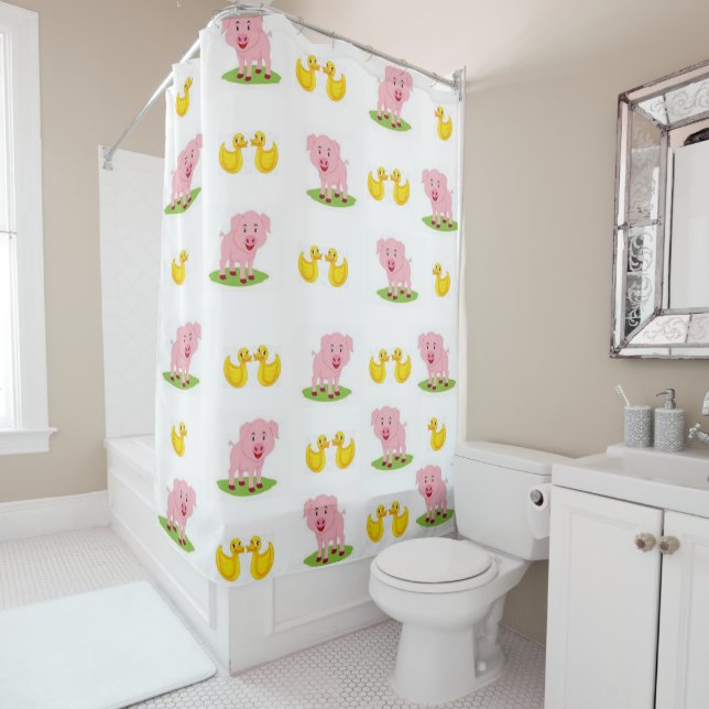 Duck Shower Curtain (In Situ)