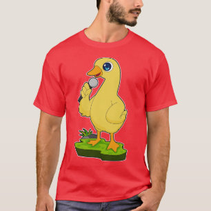 Duck Singer Microphone Music T-Shirt