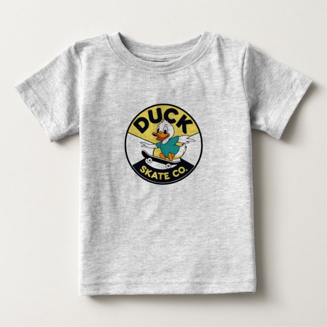 Duck Skate Co. Cool Cartoon Skater T-Shirt (Front)
