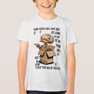Duck Some People Will Love You As Long Fit In Thei Tri-Blend Shirt