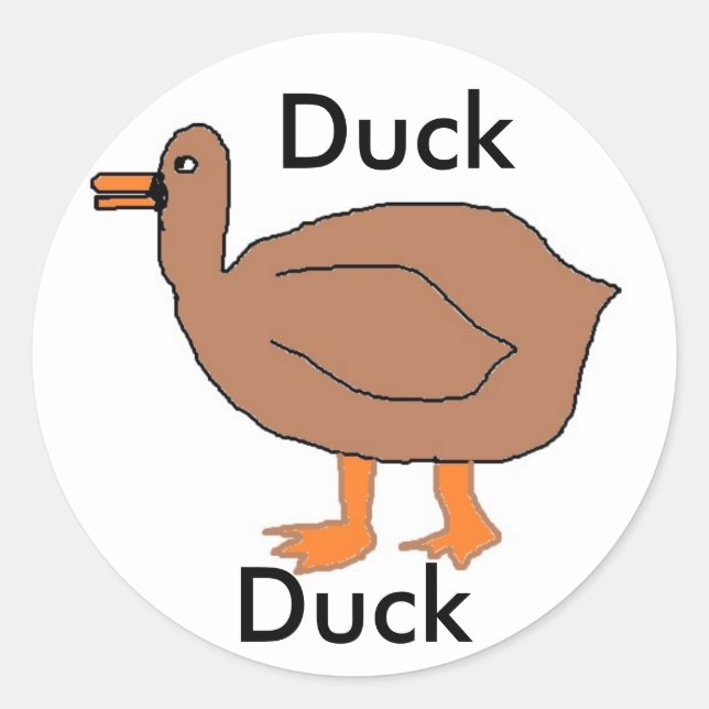 duck, sticker (Front)
