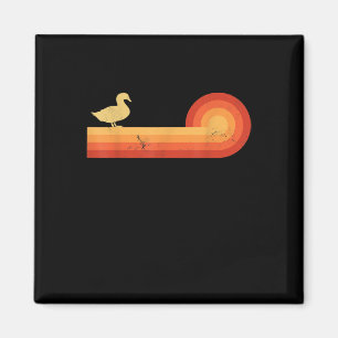 duck   style 60s 70s farm gifts men women farmer magnet