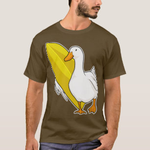 Duck Surfer Surfboard  T-Shirt