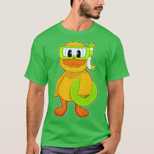 Duck Swimming Snorkel T-Shirt