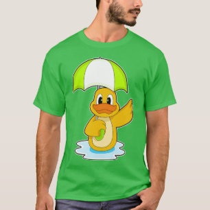 Duck Swimming Umbrella T-Shirt