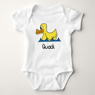 Duck t-shirt baby bodysuit