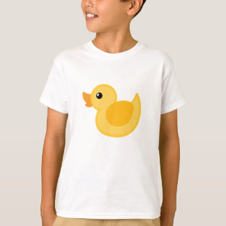 Duck T-shirt in yellow and white - Rubber Ducky