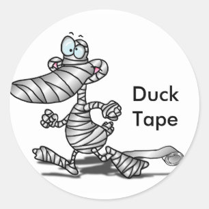 Duck Tape Classic Round Sticker