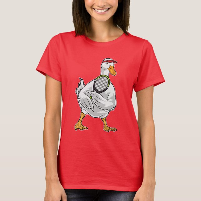 Duck Tennis Tennis racket T-Shirt (Front)