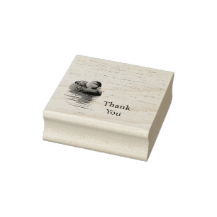 Duck Thank You Rubber Stamp
