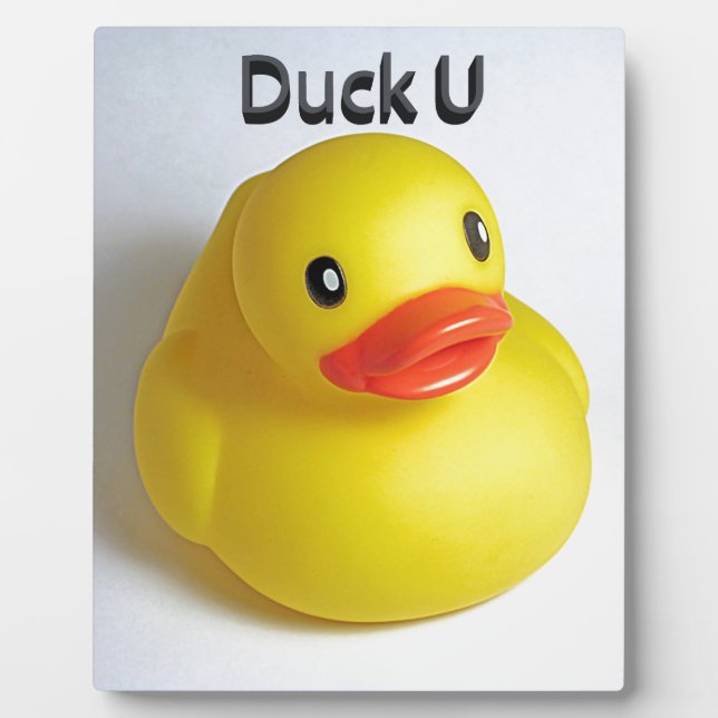 Duck U Plaque (Front)