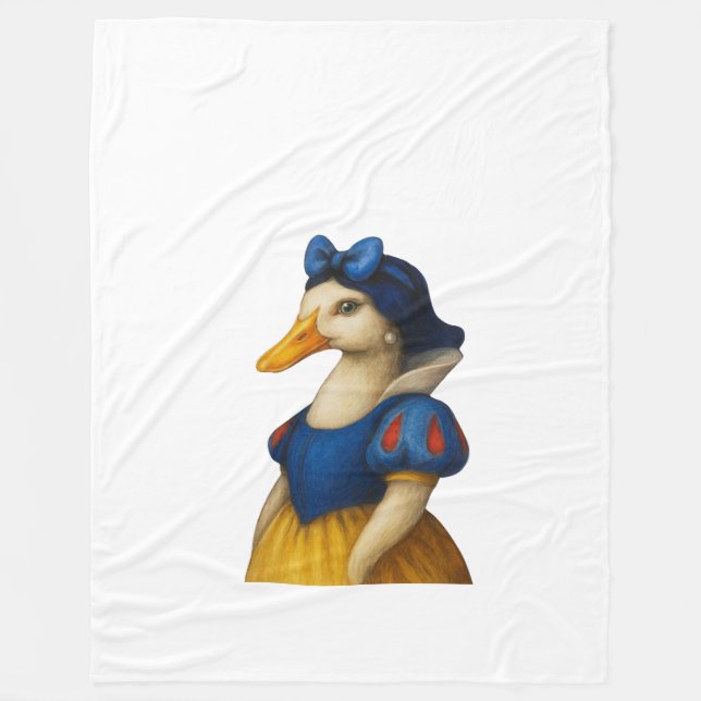 Duck unik  fleece blanket (Front)