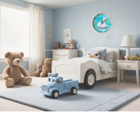 Duck Wall Clock, 27.3 cm Square Acrylic