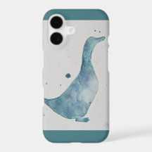 Duck Watercolor Painting Phone Case