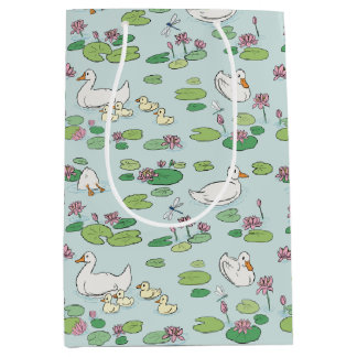 Duck Waterlily Gift Bag