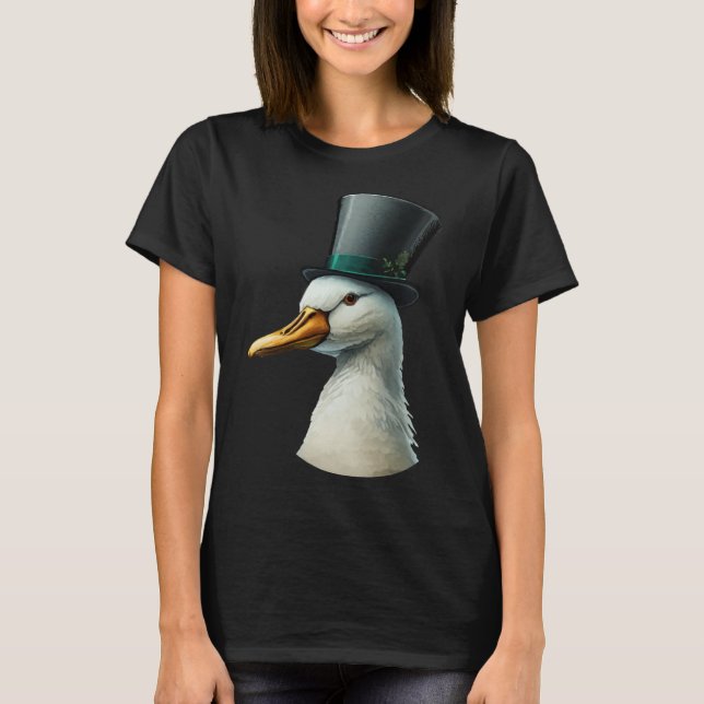 Duck Wearing Fancy Top Hat (Front)