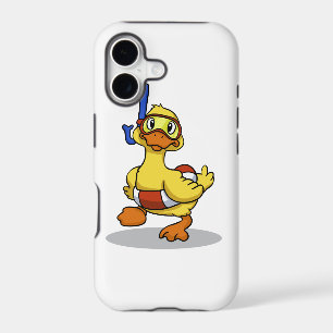 Duck wearing snorkelling mask choose back colour