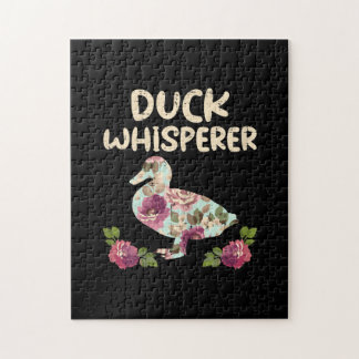Duck Whisperer Flower Funny Farming Farm Animal Jigsaw Puzzle