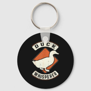 Duck Whisperer Vintage Clic Retro Animal Love Key Ring