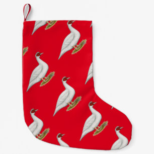 Duck White Muscovy Small Christmas Stocking