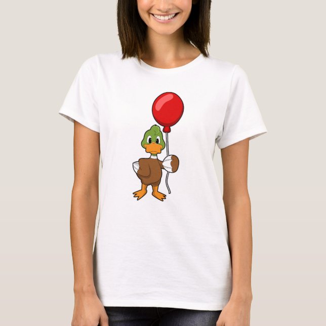 Duck with Balloon T-Shirt (Front)