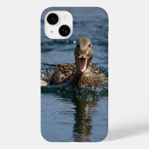 Duck with beak open Case-Mate iPhone 14 case