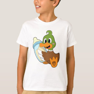 Duck with Bottle of Milk T-Shirt